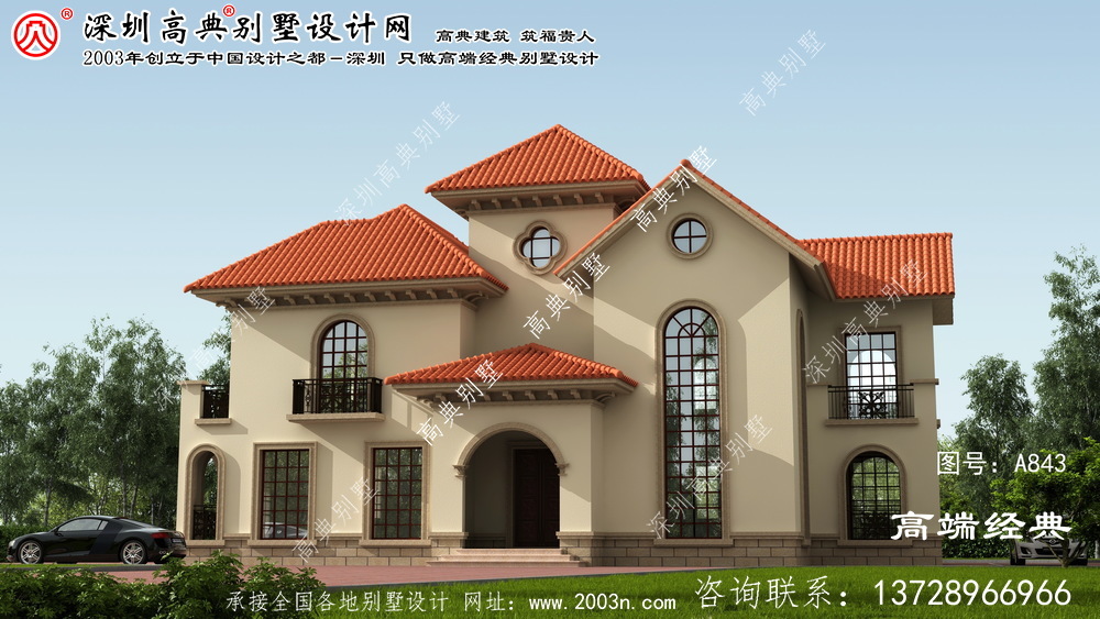 晉江市別墅戶型圖及外型照片