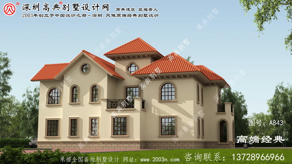 晉江市別墅戶型圖及外型照片