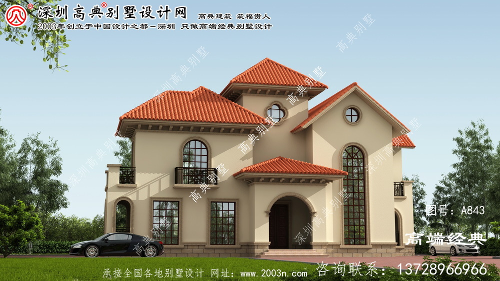 晉江市別墅戶型圖及外型照片