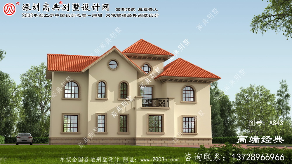晉江市別墅戶型圖及外型照片