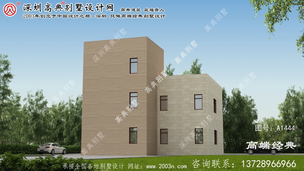 鷹手營子礦區農村三層樓房實景圖