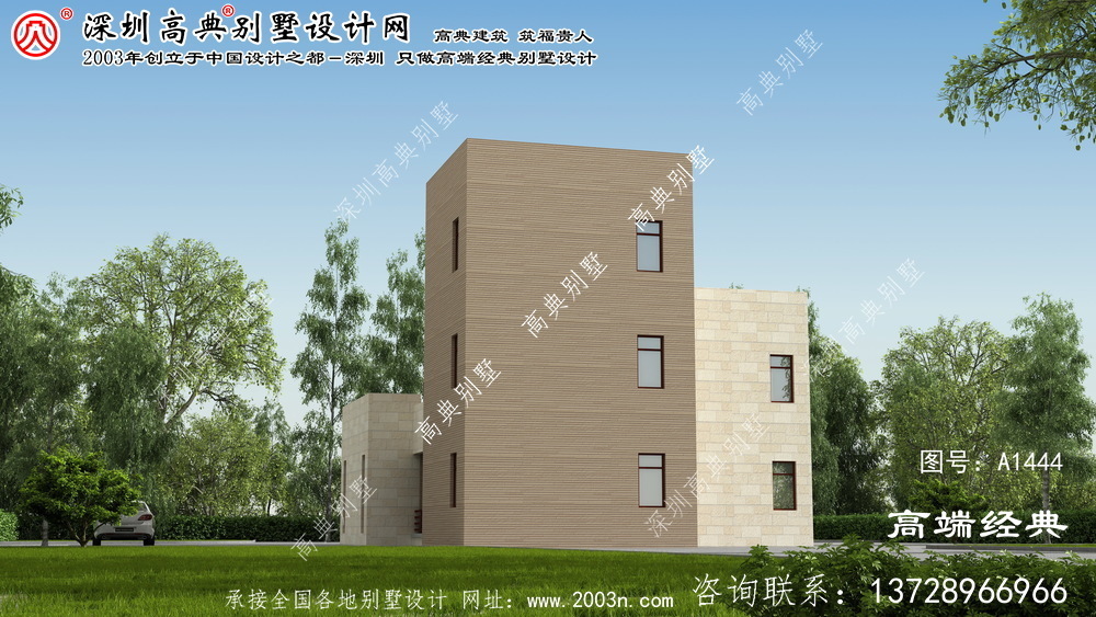 鷹手營子礦區農村三層樓房實景圖
