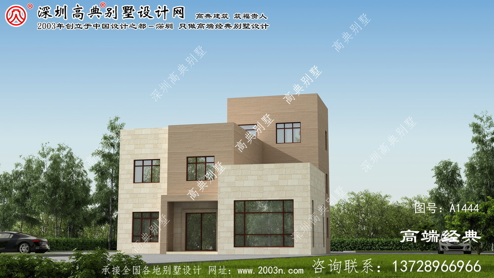 鷹手營子礦區農村三層樓房實景圖