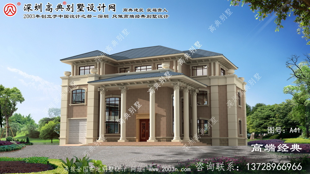 建昌縣農(nóng)村獨(dú)棟大戶型別墅設(shè)計(jì)圖