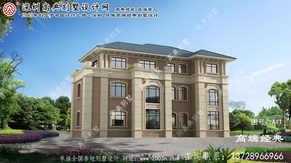 建昌縣農(nóng)村獨(dú)棟大戶型別墅設(shè)計(jì)圖