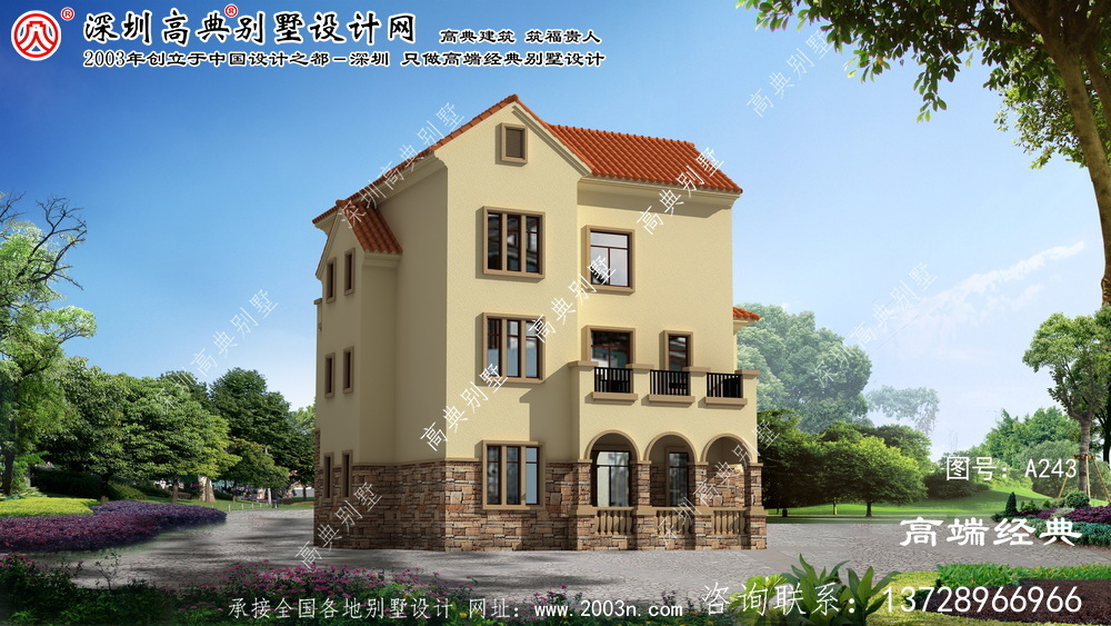 賓縣三層別墅設計圖