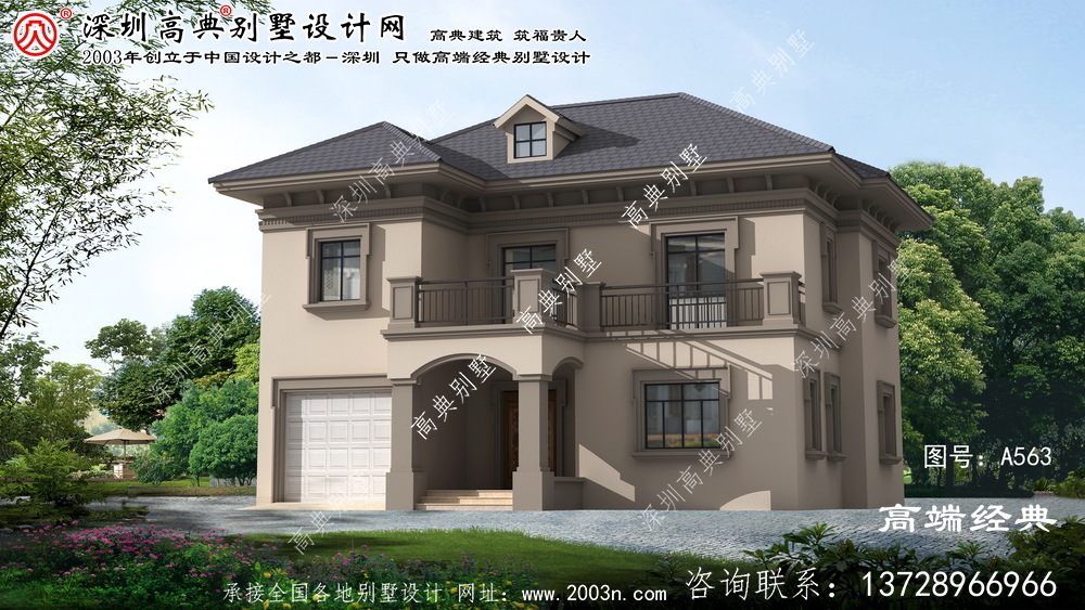 東風區二層歐式別墅效果圖大全