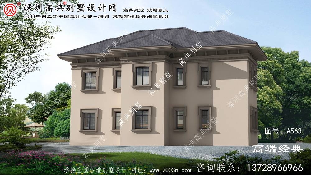 東風區二層歐式別墅效果圖大全