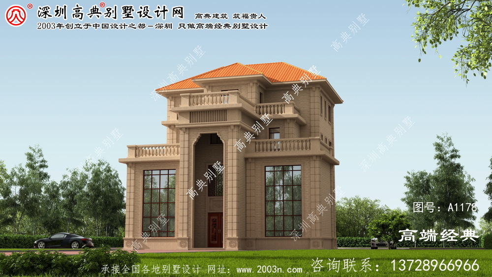 邵陽市豪華別墅設計圖紙大全