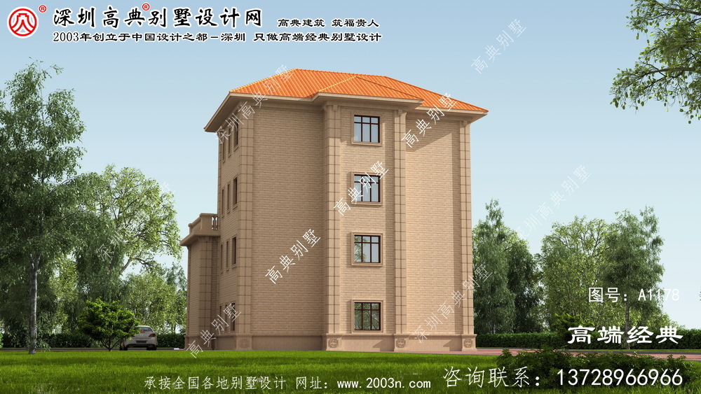 邵陽市豪華別墅設計圖紙大全