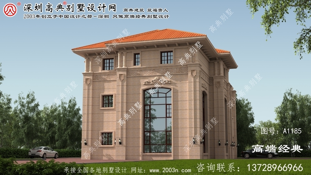 北塔區別墅設計圖效果圖