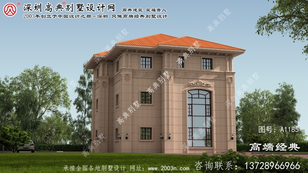 北塔區別墅設計圖效果圖