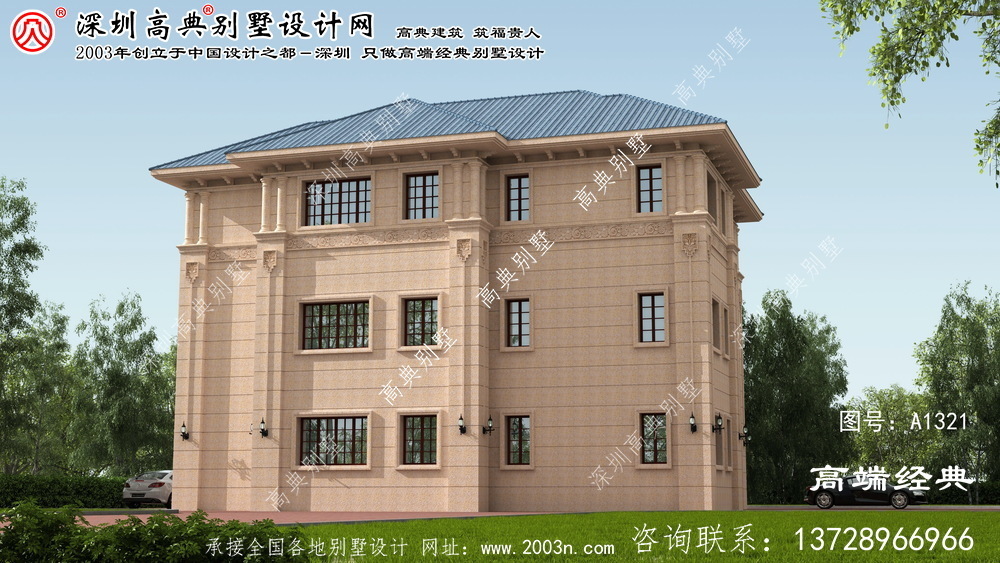 鹽田區復式別墅戶型圖	