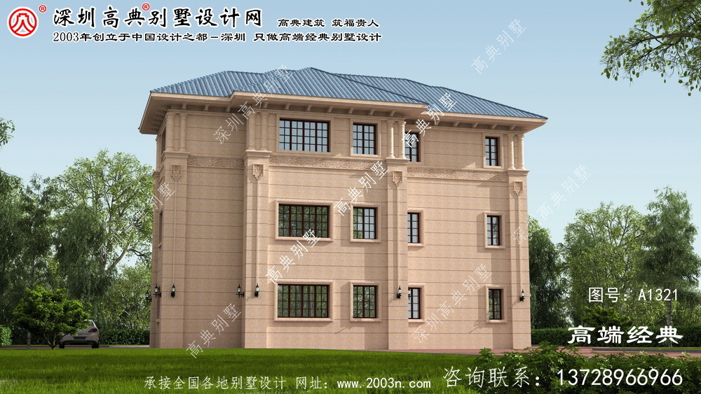 鹽田區復式別墅戶型圖	
