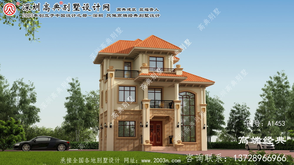 云安縣農村三層別墅圖紙