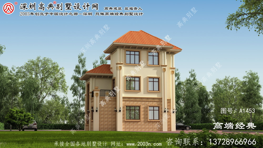云安縣農村三層別墅圖紙