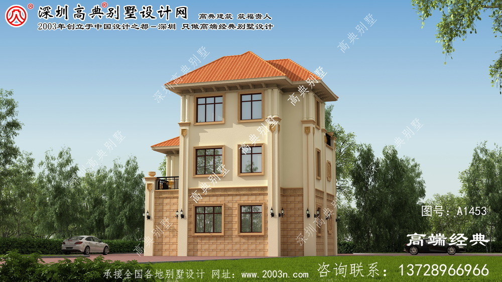 云安縣農村三層別墅圖紙