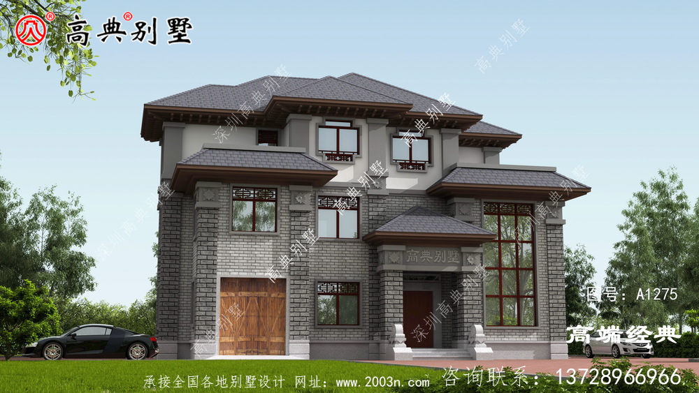 久治縣農村自建房三層圖紙