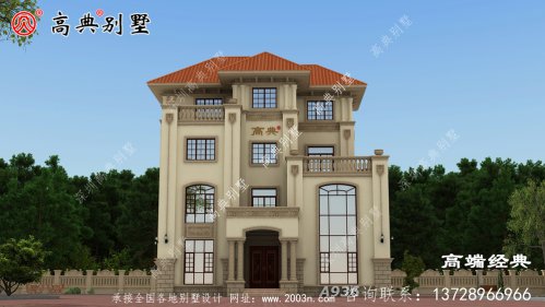 農村獨棟別墅戶型圖