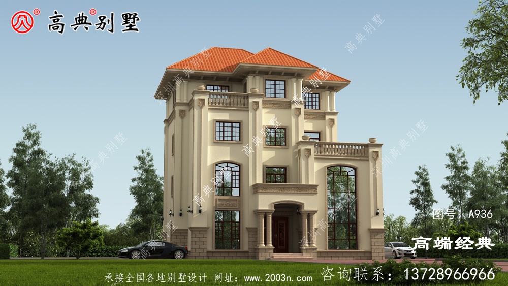 農村獨棟別墅戶型圖