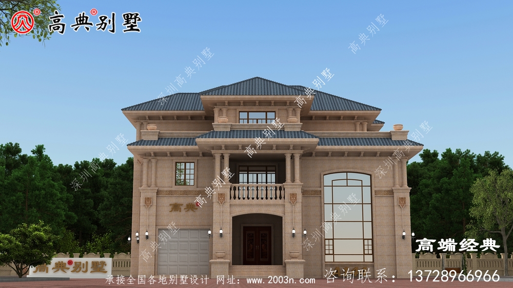 農(nóng)村別墅雙露臺豪華大氣