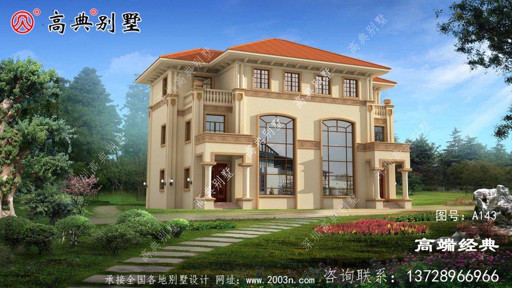 雙拼農村別墅圖讓親情不遠離