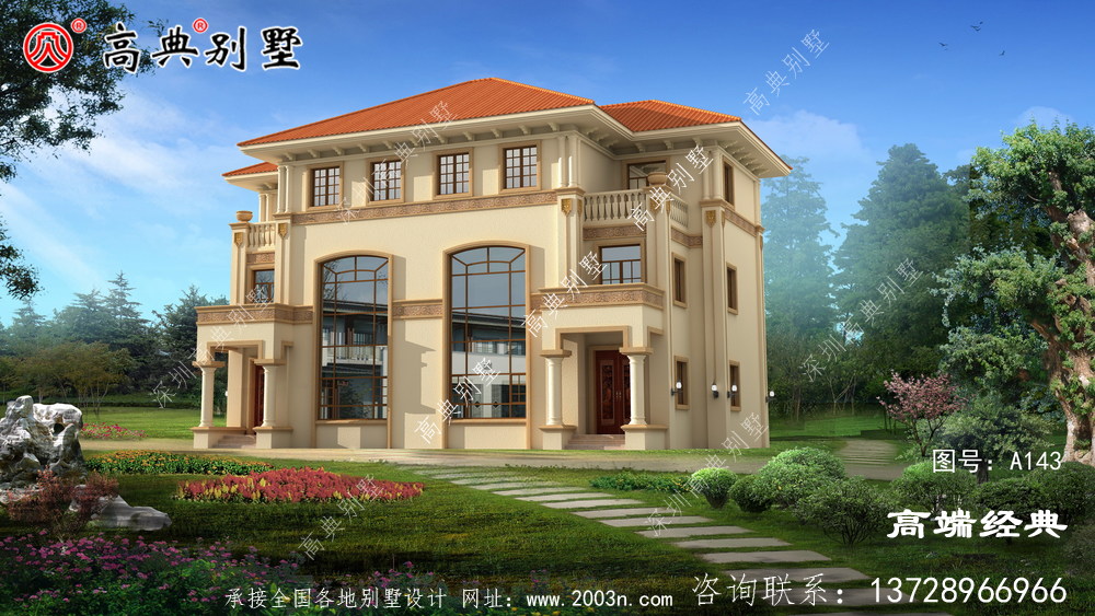 雙拼農村別墅圖讓親情不遠離