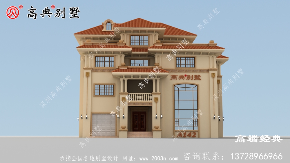 農村別墅圖淡雅別致	