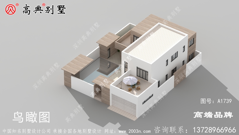 自建房外觀設計圖整體造型簡約為主