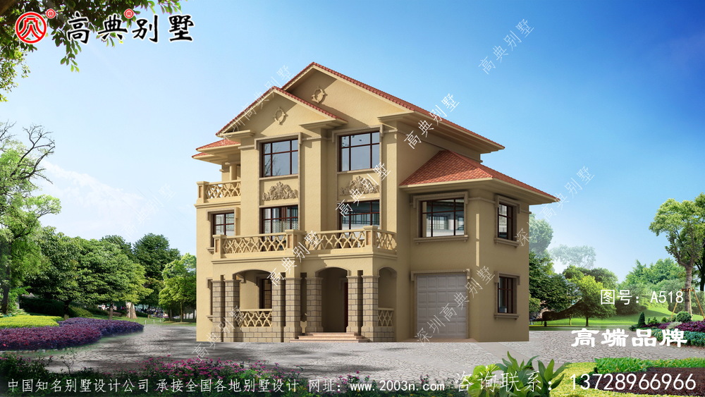農村三層房屋設計圖大全這款別墅設計非常新穎實用