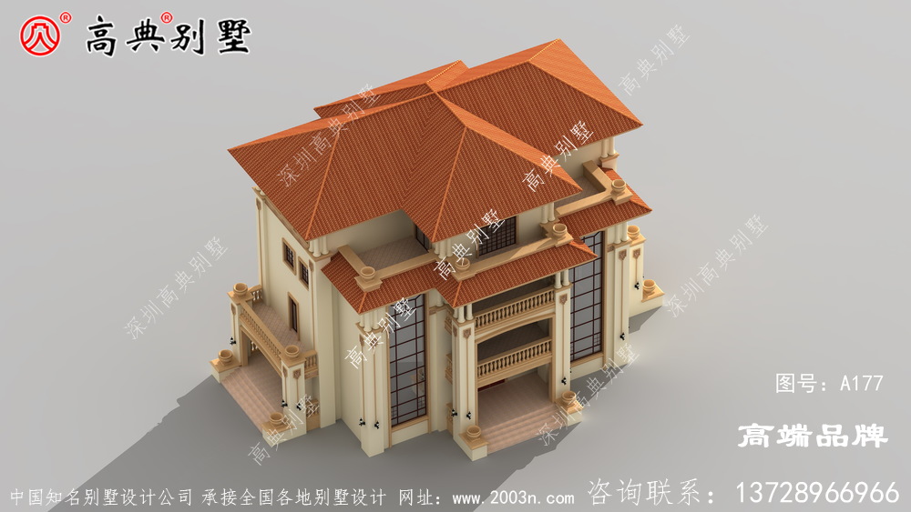 四層農(nóng)村住宅平面設(shè)計(jì)圖大氣典雅