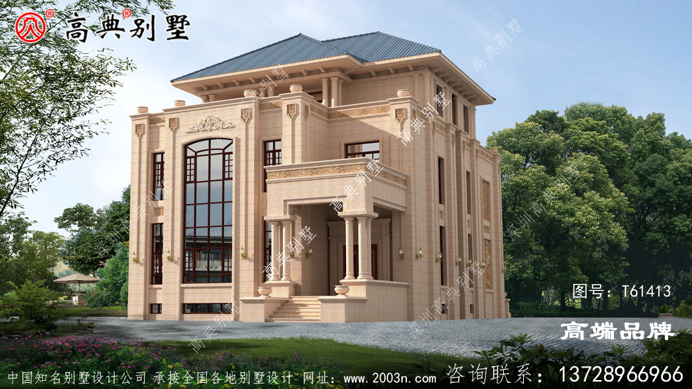 農村房屋設計圖配落地大窗和飄窗