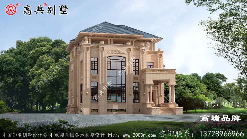 農村房屋設計圖配落地大窗和飄窗
