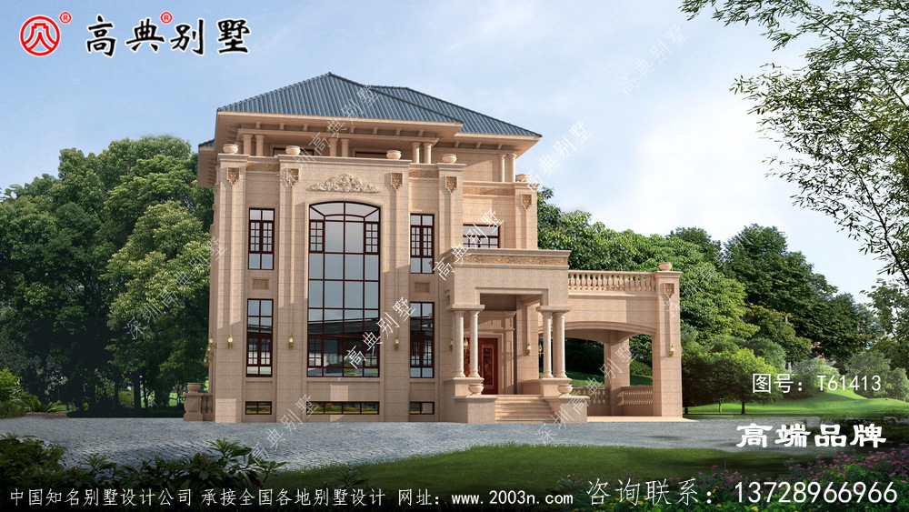 農村房屋設計圖配落地大窗和飄窗