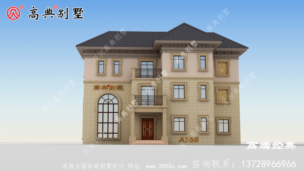 汨羅市自建房效果圖，家里人多也不怕，養老房首選建造