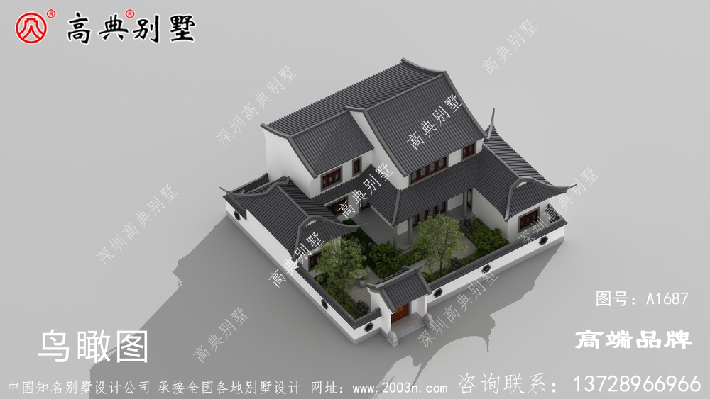中式庭院設計圖片造型還是相當的可以