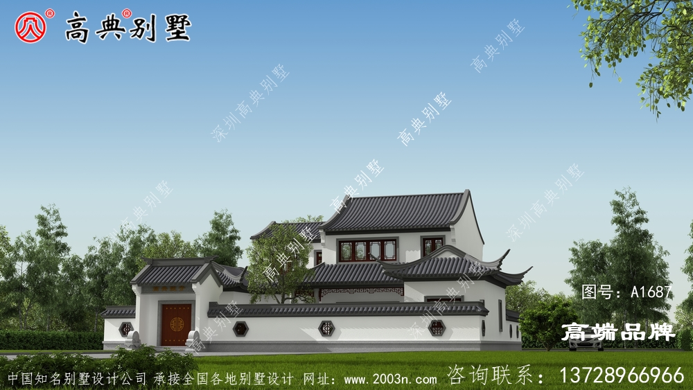 中式庭院設計圖片造型還是相當的可以