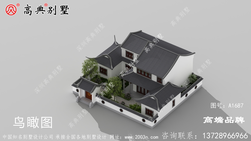 中式庭院設計圖片造型還是相當的可以