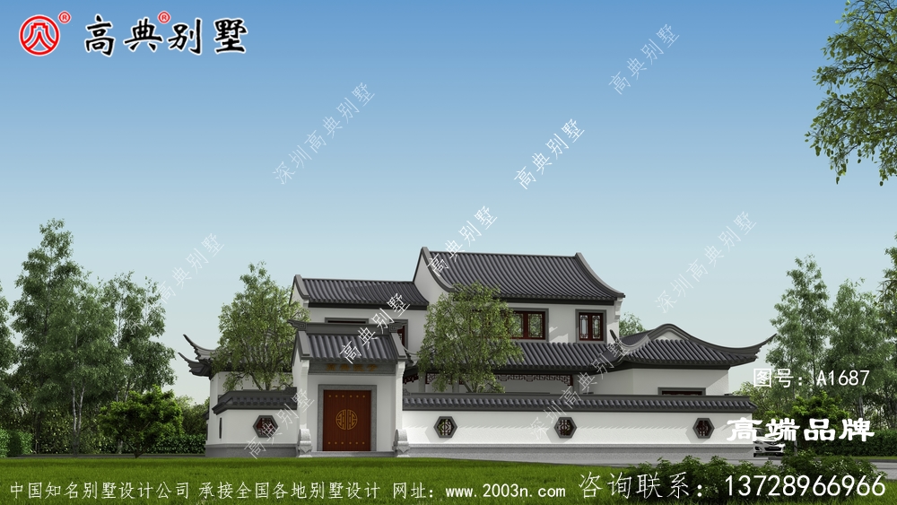 中式庭院設計圖片造型還是相當的可以