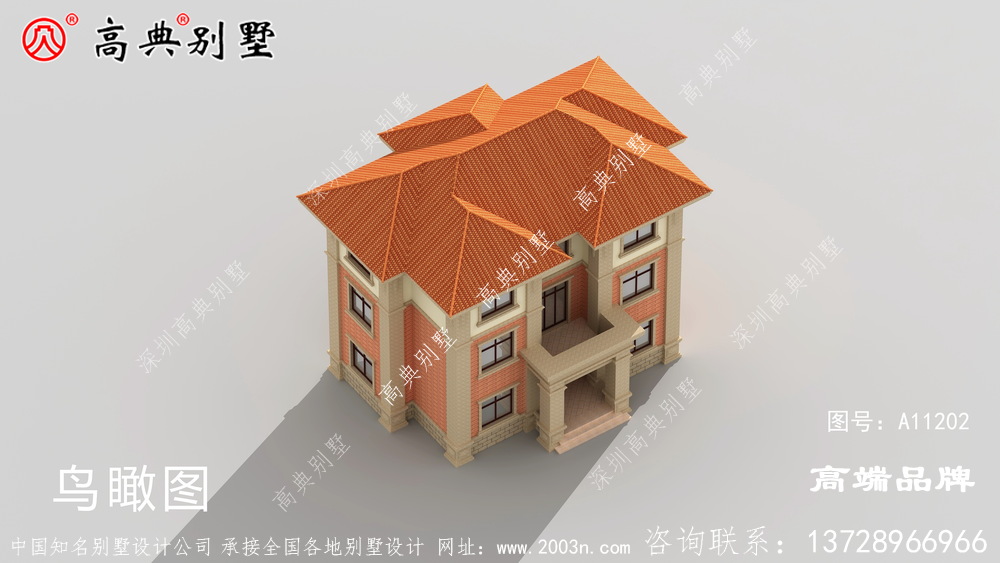 豪華歐式別墅外觀效果圖美觀大氣
