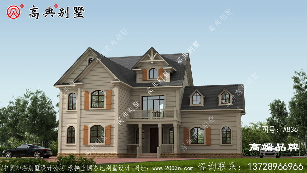 農(nóng)村2層別墅設(shè)計圖充滿了輕松愜意的韻味。