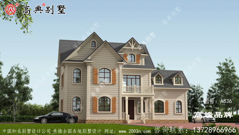 農(nóng)村2層別墅設(shè)計圖充滿了輕松愜意的韻味。