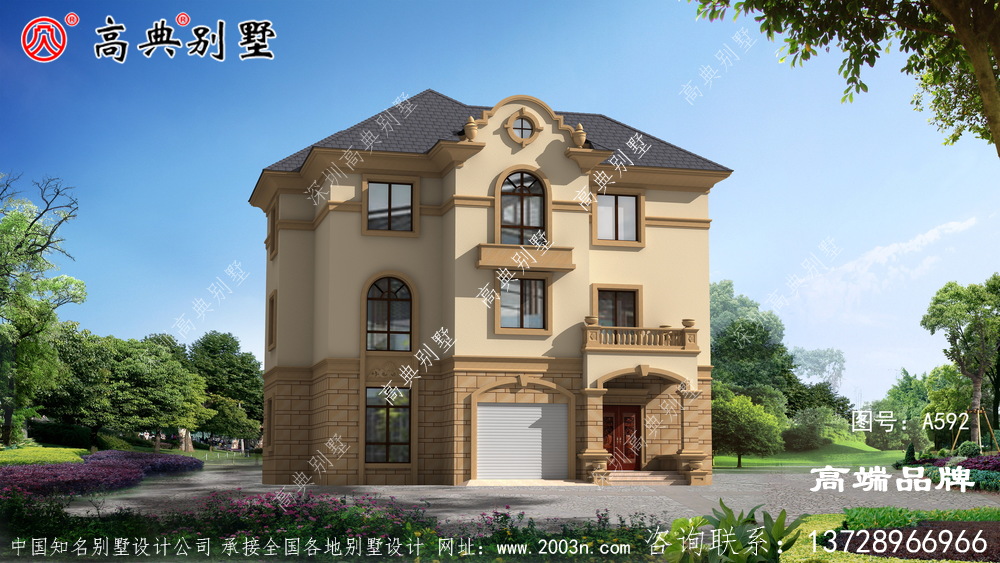 小戶型農村建房設計整體氣質清新,溫馨十足