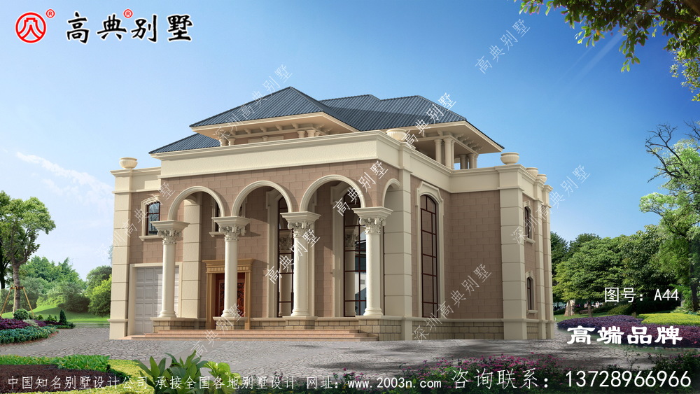 農村別墅設計圖大全歐式田園風格，豪華又大氣	