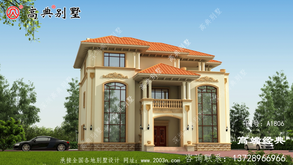 雙復式設計視覺效果清爽而優雅