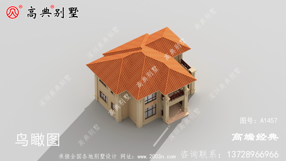 簡歐兩層戶型，最佳養(yǎng)老別墅