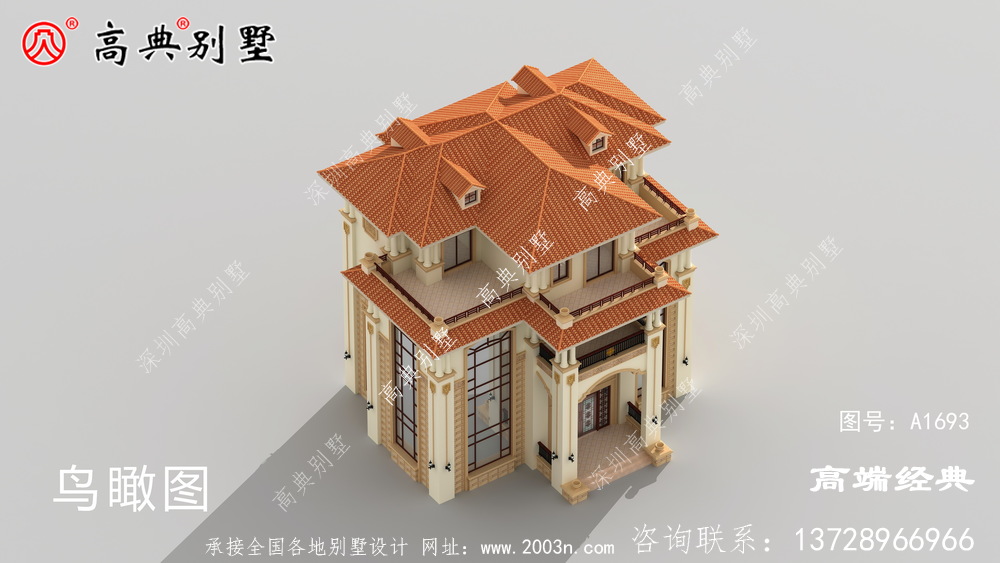 諸暨市最適合農村自建的歐式別墅戶型方案圖，造價60-65萬