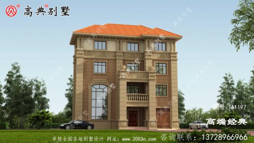 配色低調(diào)的簡(jiǎn)歐別墅，層次感豐富