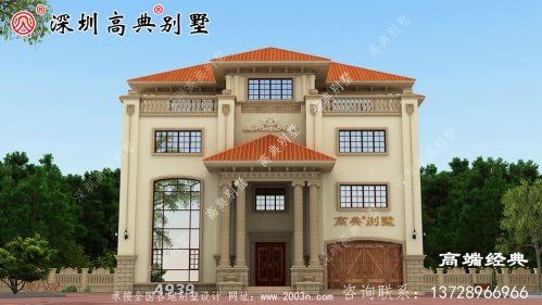 四層農(nóng)村別墅設(shè)計(jì)圖，都是很適合在老家建的房子