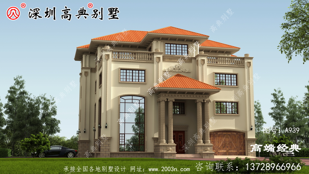 四層農村別墅設計圖，都是很適合在老家建的房子